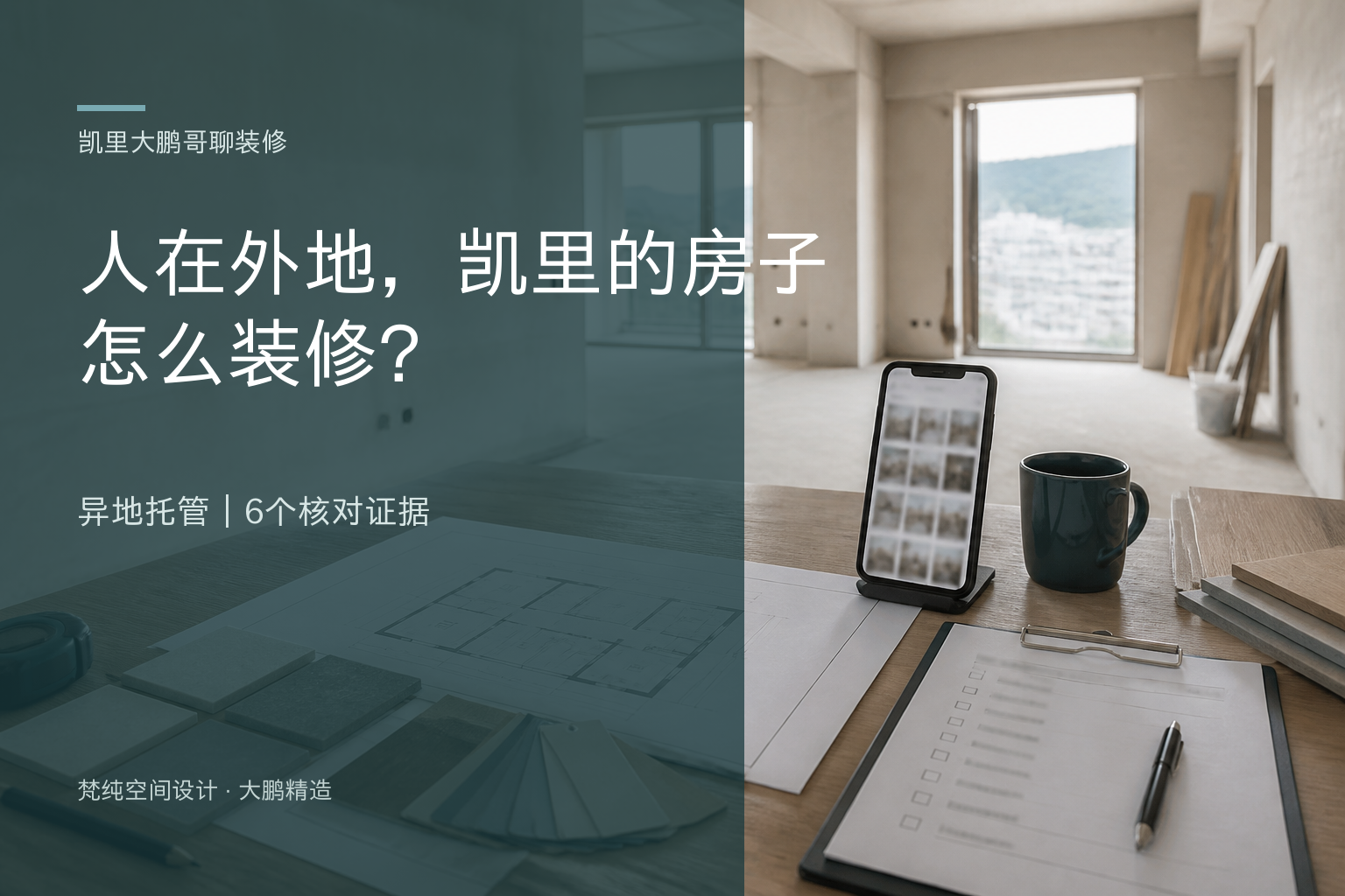 凯里异地装修托管6个核对证据