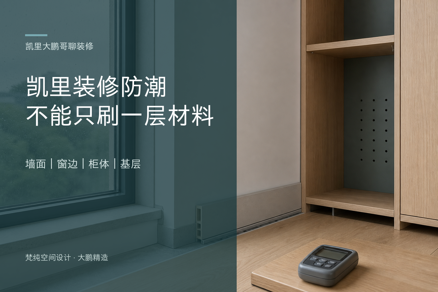 凯里装修防潮墙面窗边柜体7个节点