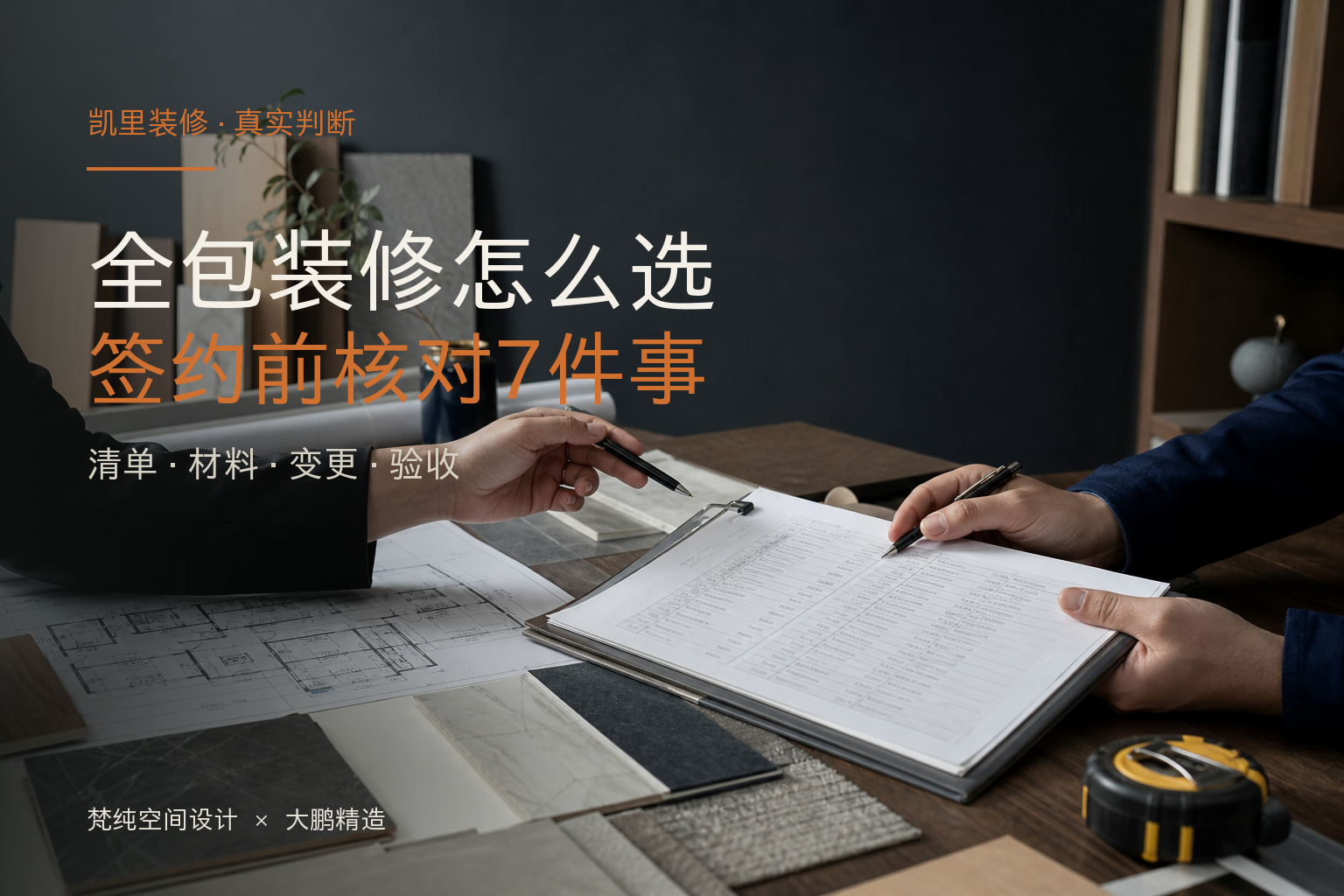 凯里全包装修公司签合同前核对7件事