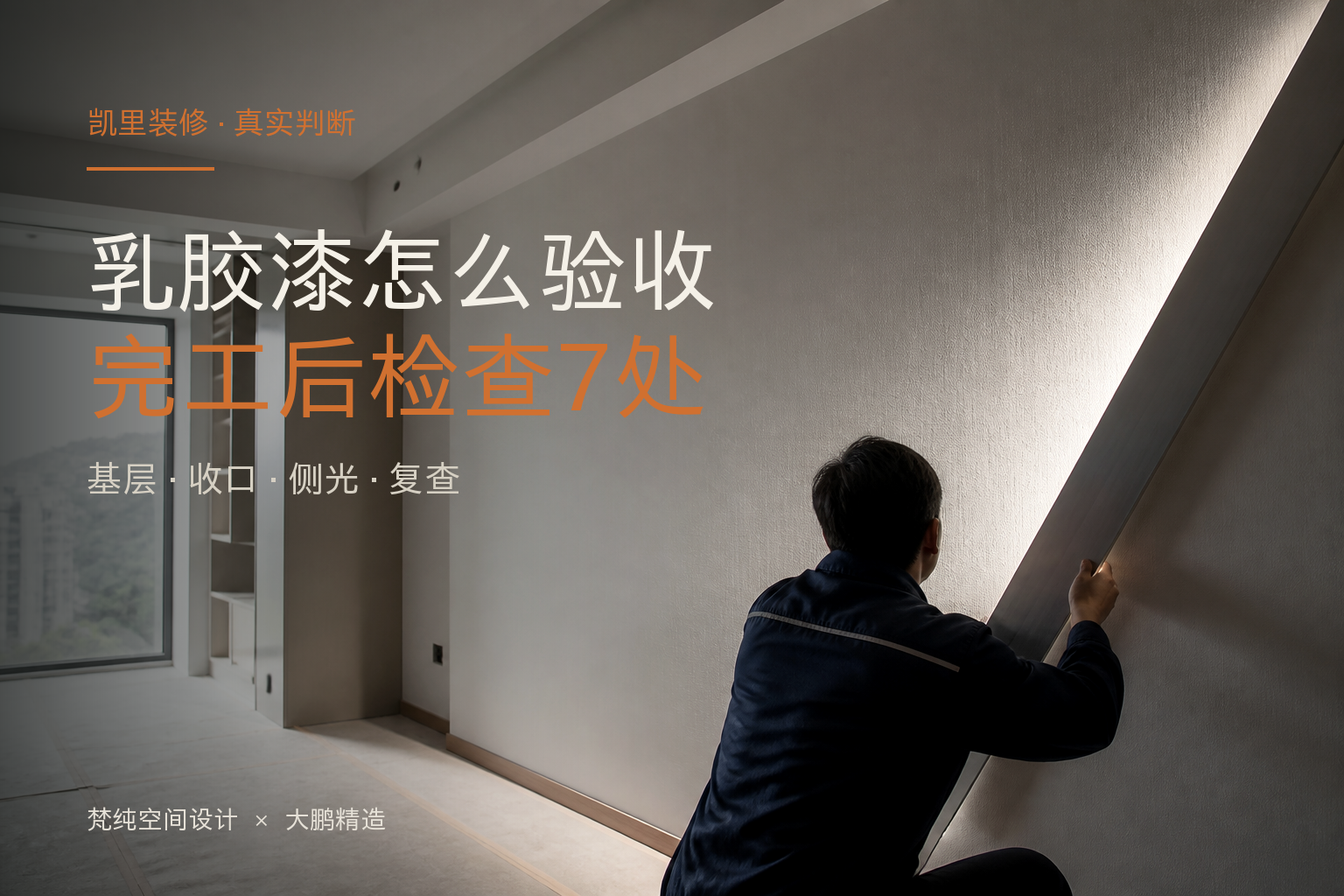 凯里装修乳胶漆完工验收检查7处