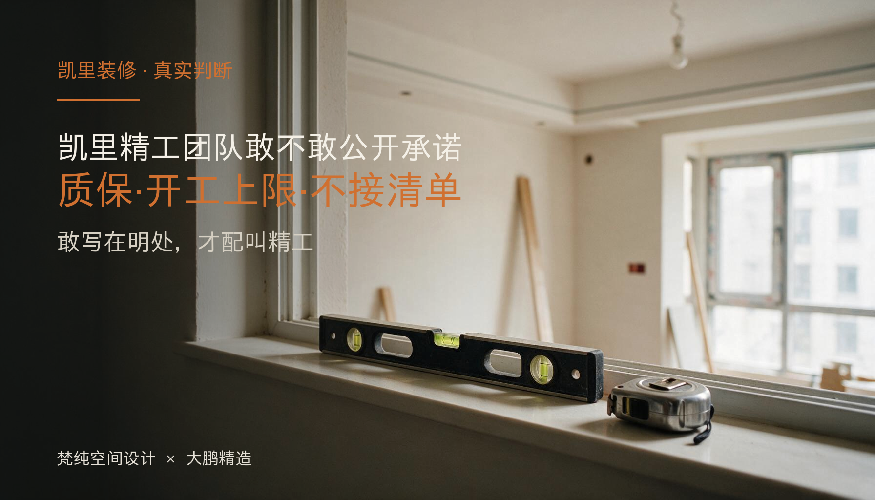 凯里精工团队敢不敢公开承诺？大鹏精造把质保、开工上限和不接清单写出来：封面