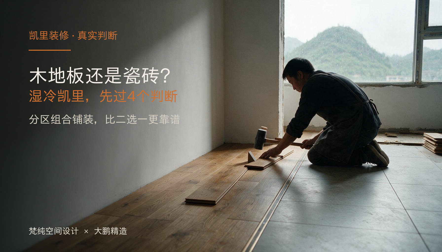 凯里装修选木地板还是瓷砖?湿冷气候下先看这4个判断:封面